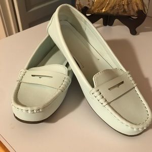 Aqua loafers